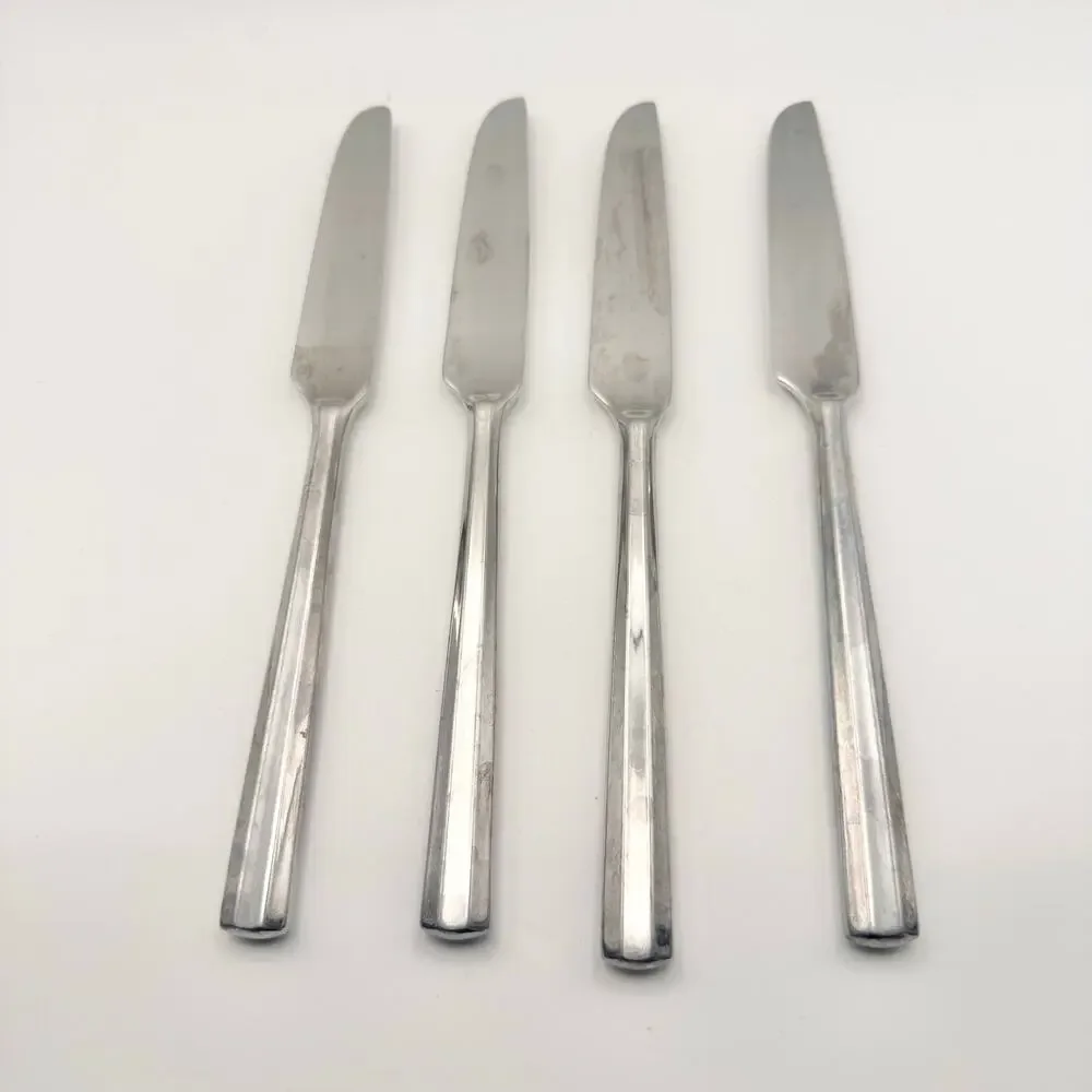 Stanley Roberts Korea SRBYOR Set of 4 French Solid Knives Replacement Flatware
